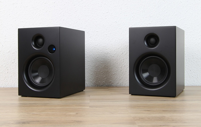 Bookshelf 100W Active Speakers Bluetooth 5.0 With AptX HD Optical Input Powered speaker