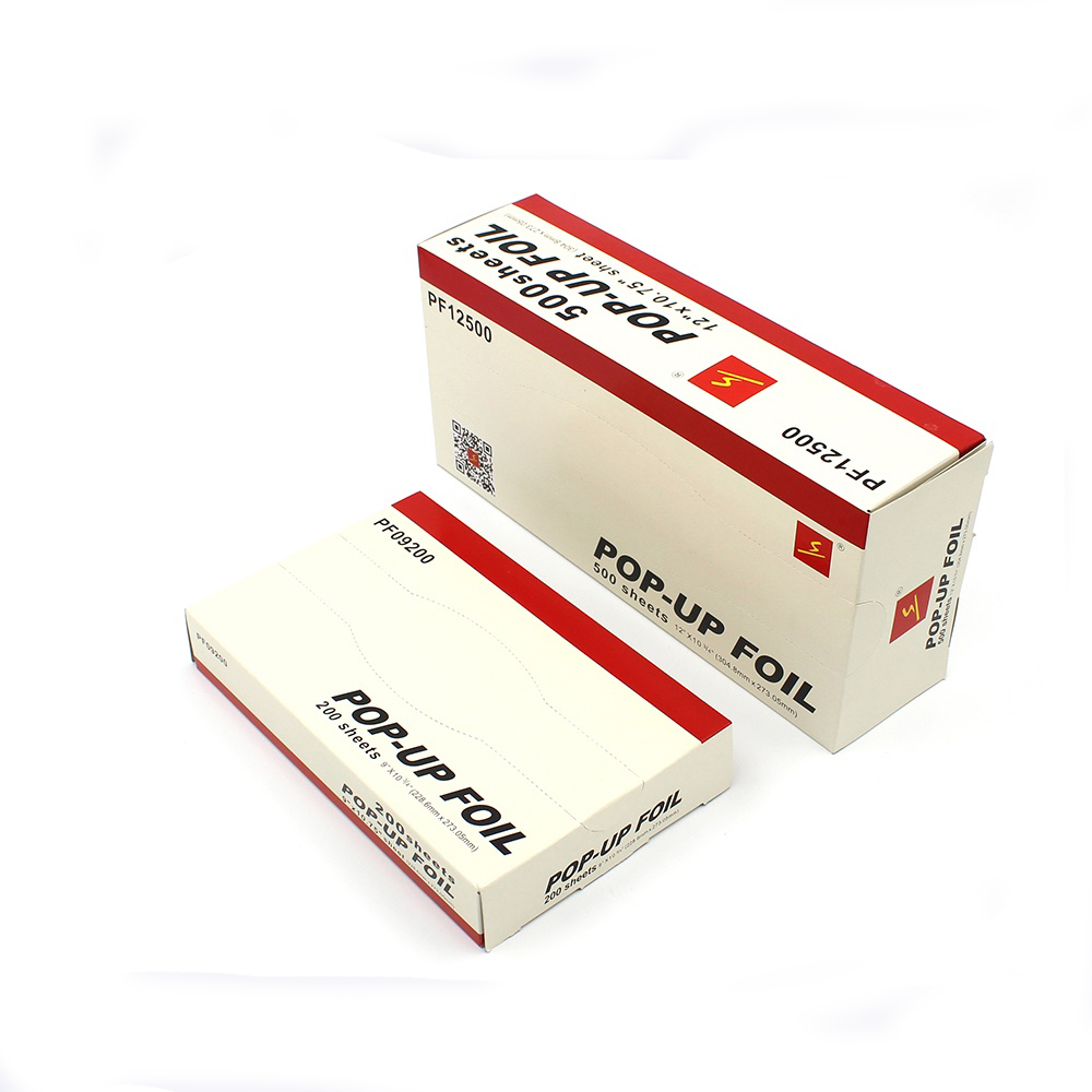 8011 Alloy Pop Up Foils For Hair Color Aluminum Hairdressing Foil Sheet Kitchen Salon