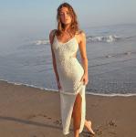 Summer Sleeveless Hollow Backless Beach Maxi Dress