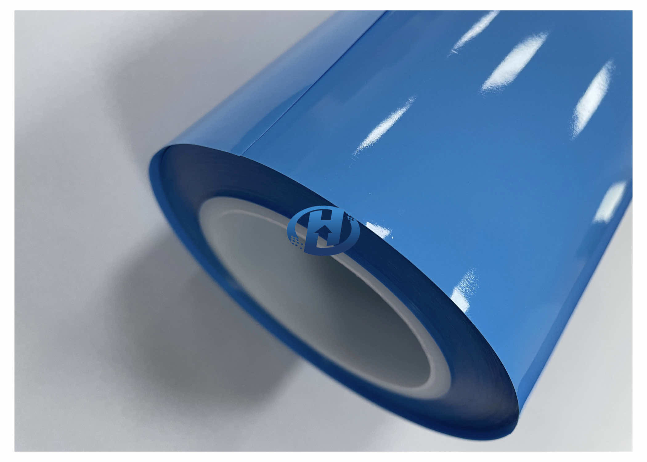 50 μm Blue LDPE Double Side Silicone Coating Film Without Silicone Transfer Residuals