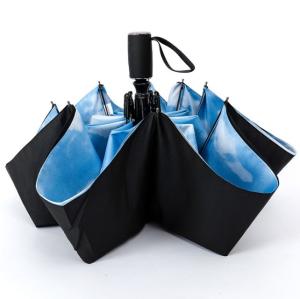 China 95cm 190T Pongee Fabric Automatic Open Close Foldable Umbrella wholesale