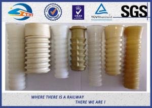 China W14 Fastening Casing Plastic Dowel For Railway , Screw Anchor Dowel wholesale