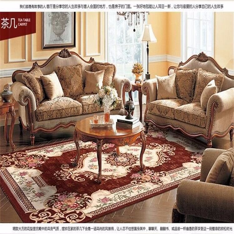 Jacquard 50%acrylic 40%polyester 10%cotton rug for living room