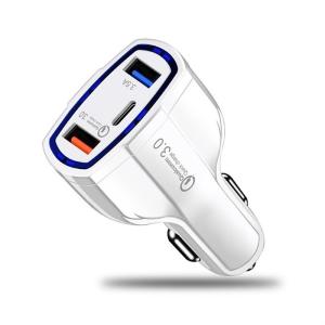 China Type C Fast 3 Port USB Car Charger 35W QC3.0 3.1A wholesale