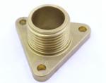 Triangle Flange Sealing Connector 50 Length Provide 2D / 3D Drawing