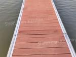 Marine Aluminium Gangway Anti Skid Walkway Floating Bridge / Floating Pontoon
