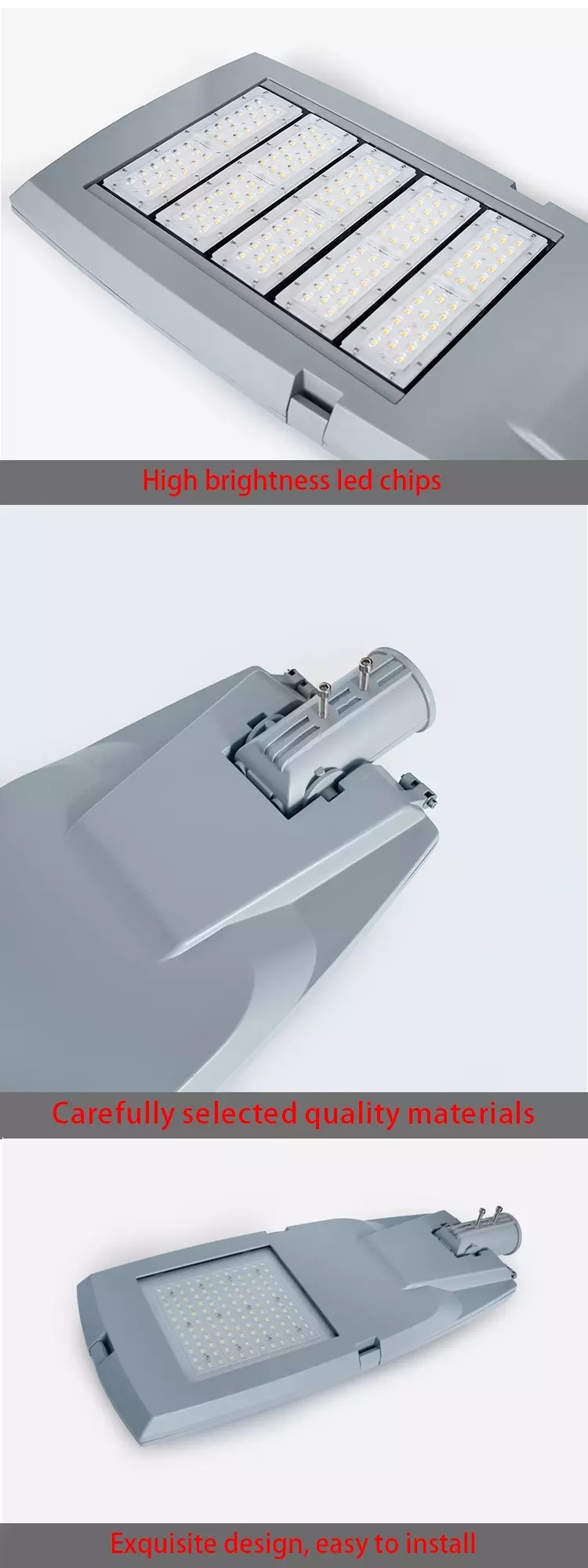 Aluminum Shell Waterproof Outdoor Lights High Brightness Easy Installation