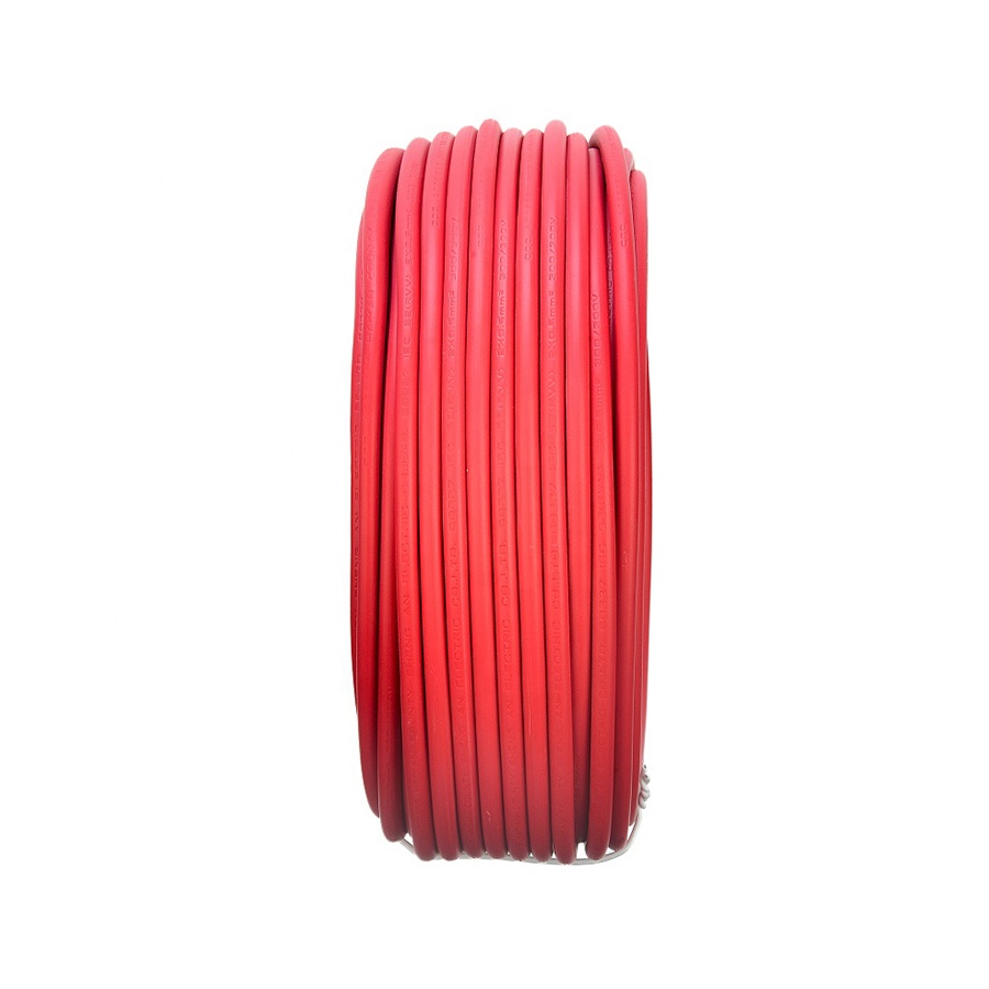 H05V-U 1X0.5 0.75 1 1.5 2.5 4 6 MM2 300/500V Single Core Pure Copper Wire Solid PVC Electrical Power Cable for Red House