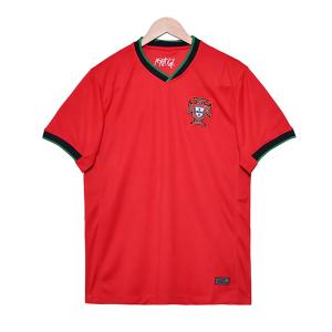 China 2024 Portugal Home Fan Edition Football Jersey Group Customization wholesale