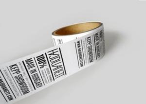 China Round Shape Adhesive Paper Stickers , Safe Eco Friendly Adhesive Label Sticker wholesale