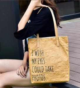 China Dupont Tyvek PU coated shopping bag PU coated Tyvek bag PU coated tyvek eco bag,Tote Bag Cotton With Logo Printing Tyvek wholesale