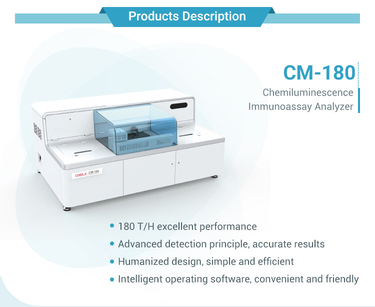 200kg Chemiluminescence Immunoassay System Analyzer Fully Automated