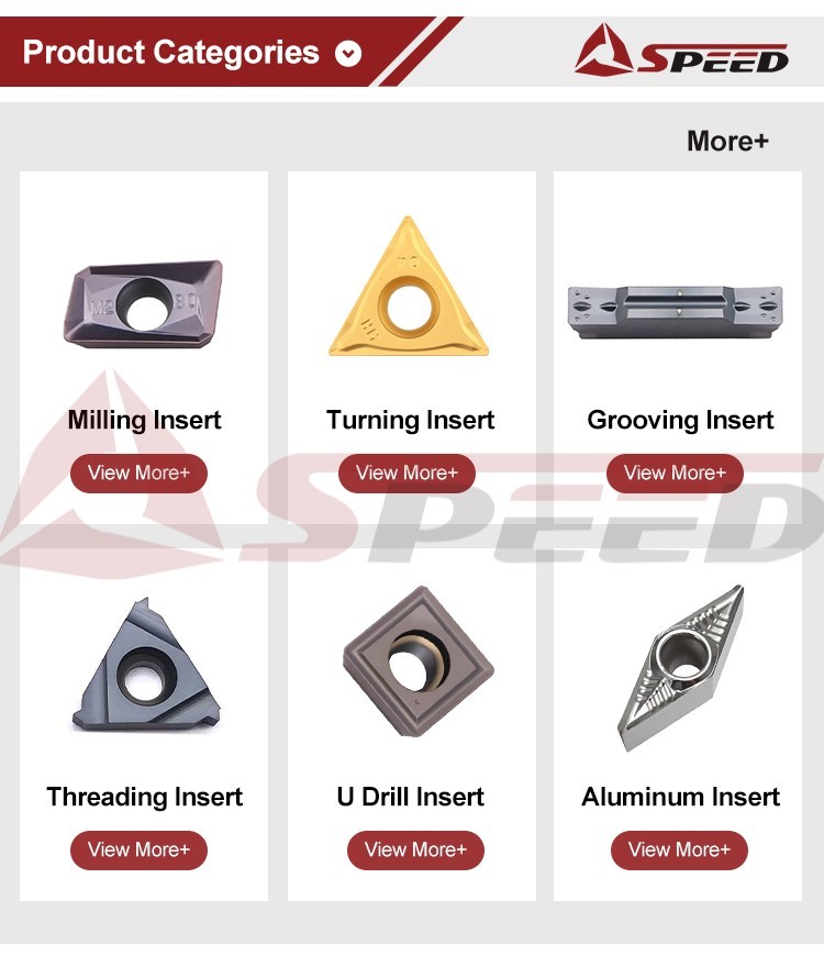 Aomt123608/180408 Aomt 123608/Aomt/Aomt123608 Peer-M Tungsten Carbide Cutting Tools CNC Milling Inserts