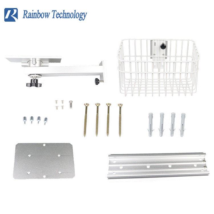 Hospital Aluminum Alloy Medical Cart Wall Mounted Stand for Patient Monitor