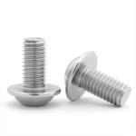 ISO7380.2 Stainless Steel Flanged Button Head Screws Hex Socket Round Hat A2-70
