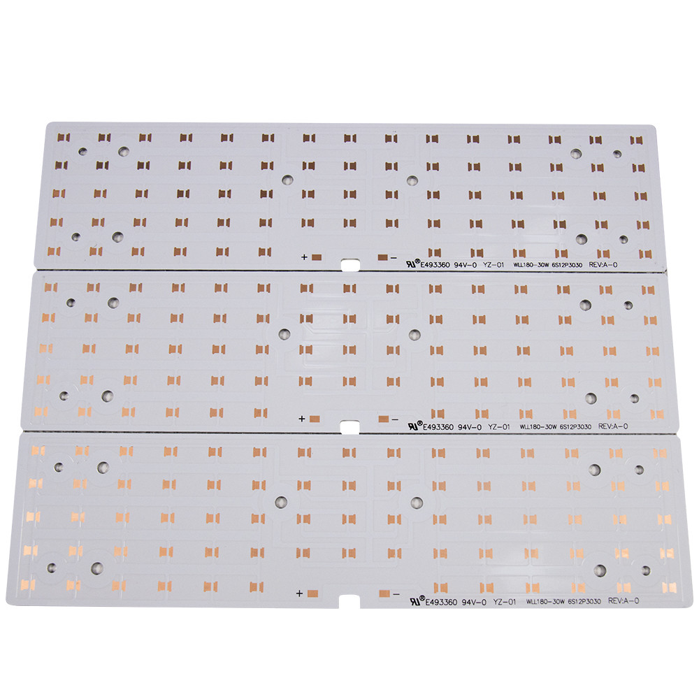 Customized Round Single Sided PCBs 12v Led Light Circuit Board
