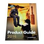Offset Paper Brochure Printing Services Glossy Finish Hardcover sewn