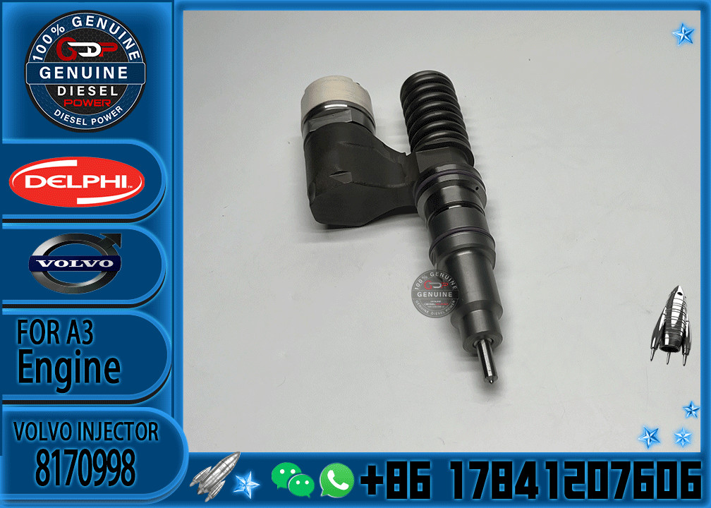 Diesel Common Rail Injector 3169521 8113837 BEBE4B15001 BEBE4B15003 SE501956 BEBE4B12003 8113411 8170998 for VOL