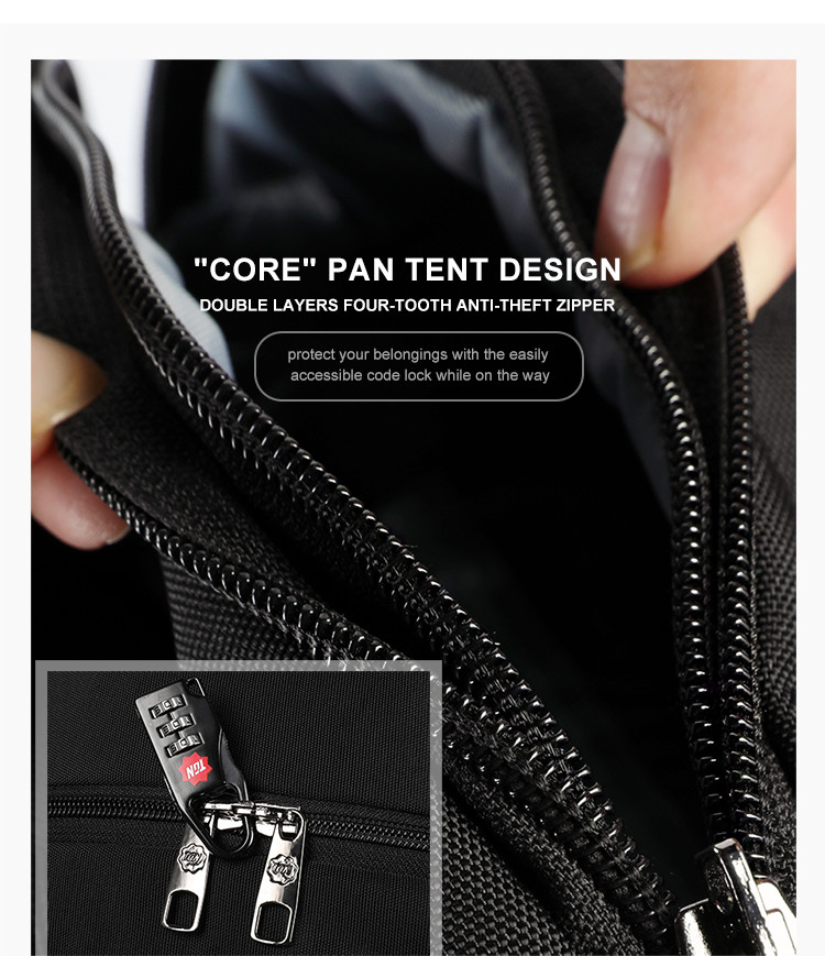 Anti Bacterial Theft Usb Charging Business Travel Backpacks 15.6 Inches