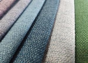 China Blackout Linen Sofa Fabric , 145cm Woven Upholstery Fabric wholesale