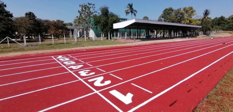8m Width Athletic Running Tracks With Low Maintenance And Fade Resistance