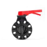 Water Media 2"-12" PVC Butterfly Valve Wafer Type for Hydraulic Ball Structure