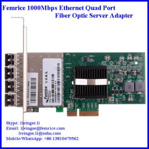 China 1G PCIE 4 Port Server Network Card wholesale