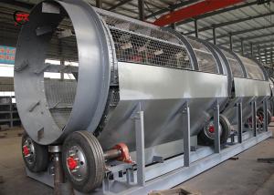 China Rotary Sieve Machine Shaftless Trommel Screen For Sand Production Line wholesale