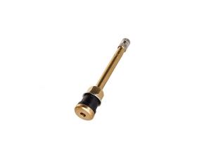 China TR573 Clamp In Tire Valve Brass Straight 115mm length V3.21.7 EPDM Rubber Grommet wholesale