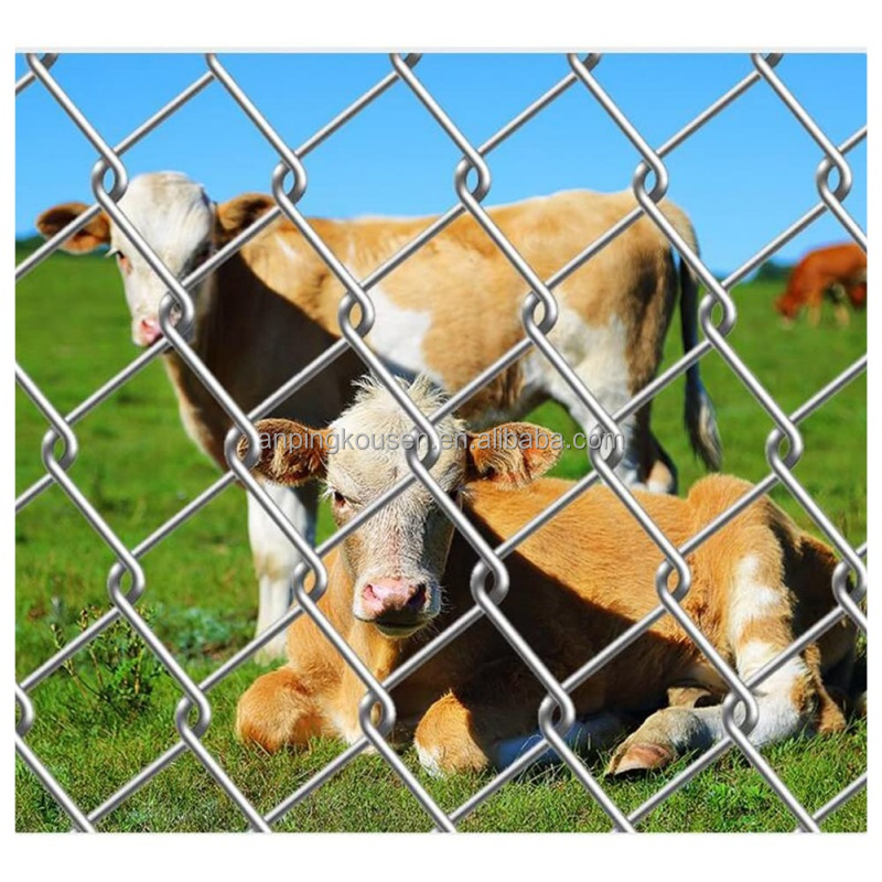 Galvanized 5-8 ft Fixed Knot Deer Cattle Fence for Farm Field Protection Square Design
