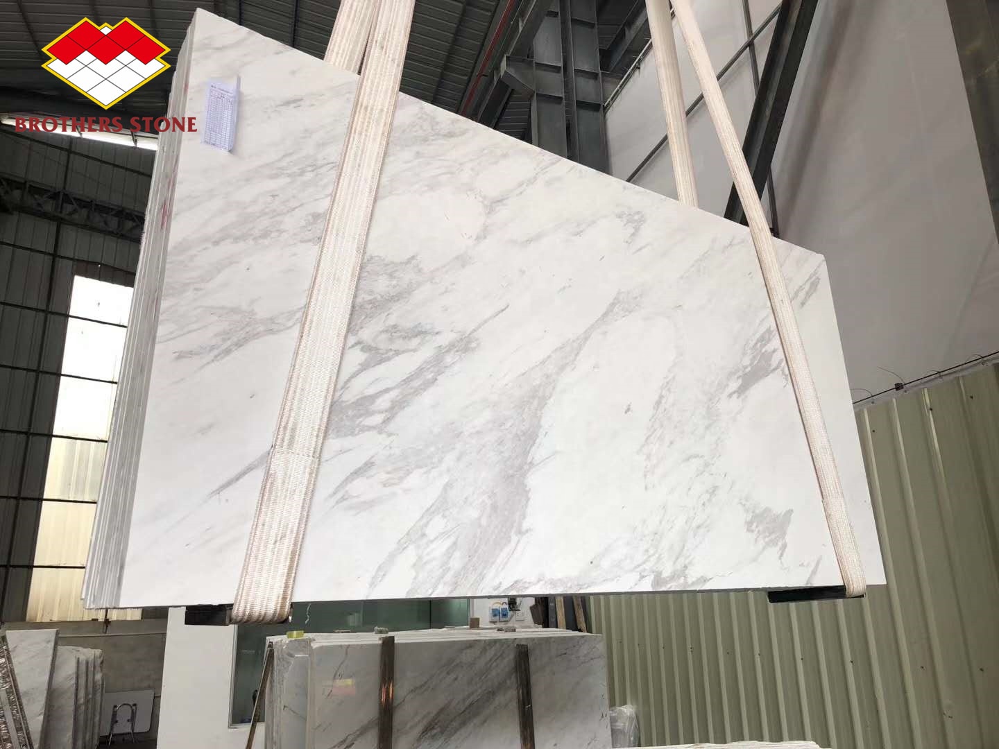 Easy Installation Luxury White Stone Volakas Marble Staircase for Hotel Decoration