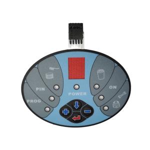 China Tactile Embossed Membrane Switch Panel 180mmx110mm wholesale