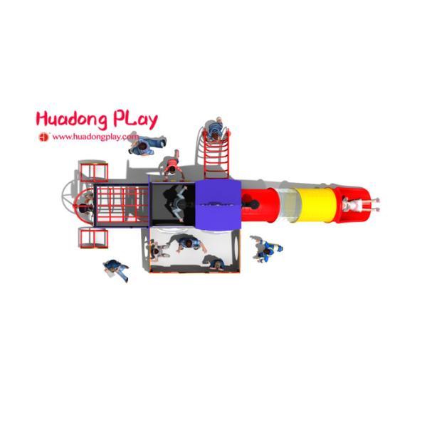 PE Board Plastic Playground Equipment Mix Vivid Color 4 Cubic Meter