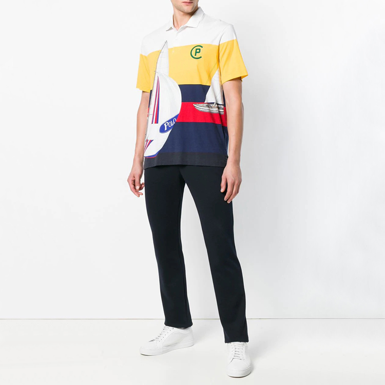 OEM Summer Mens Polo Style Shirts , Quick Dry Male 100 Cotton Polo Shirts