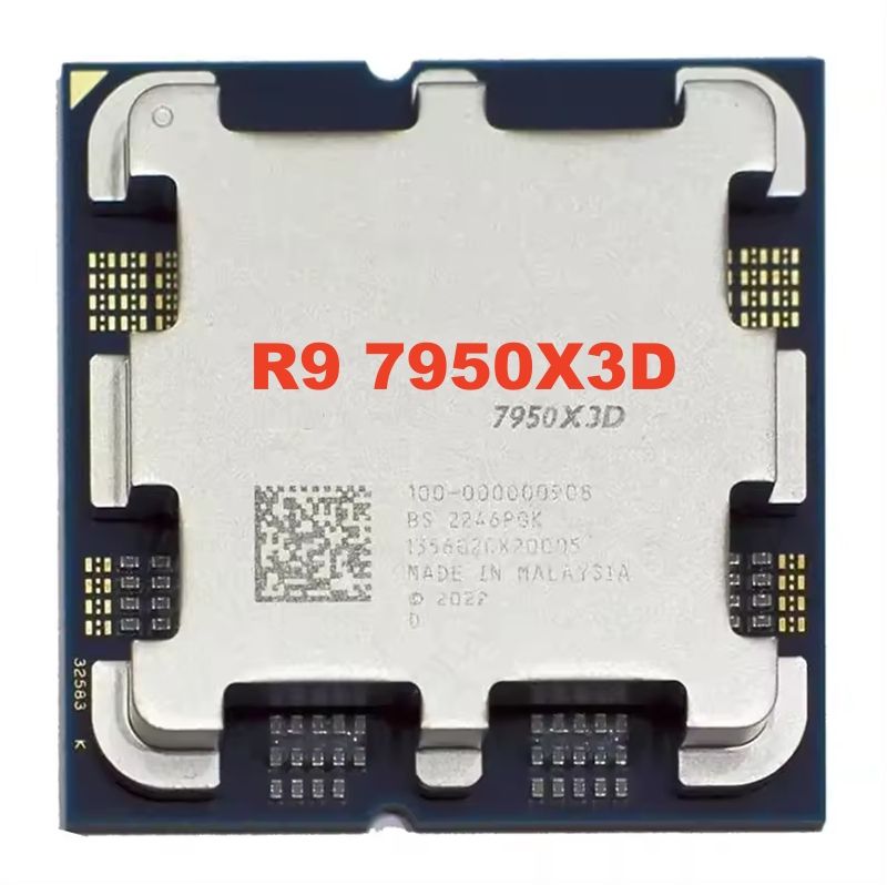 Customized R9 7950X3D CPU 4.2 GHz 16-Core 32-Thread CPU Processor 5NM L3=128M Socket AM5 New Sealed Without fan