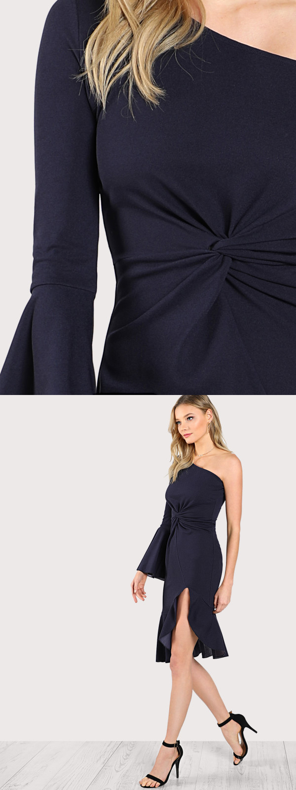 Summer one shoulder women fashion dress