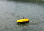 Remote Control Fishing Bait Boat remote range 350M yellow ABS