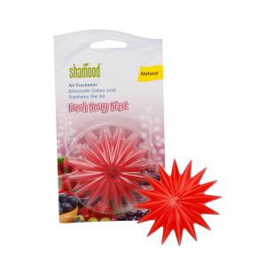 China ISO9001 Fresh Berry Blast Fragrance Plastic Air Freshener For Home wholesale