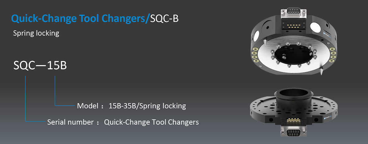SQC-B Quick-Change Tool Changer with Spring Locking Mechanism
