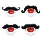 Newborn Silicone Lips Shape Infant Pacifier Cute Infant Soother Age 6M+ New Born
