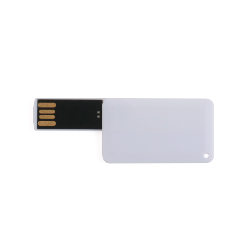 Mini Credit Card USB Flash Drive Custom Print Logo Both Side 64GB 128GB 2.0 3.0