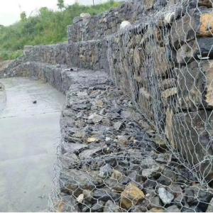 China Gabion Basket 4x1x1 80mm Iron Wire Mesh For Cages wholesale