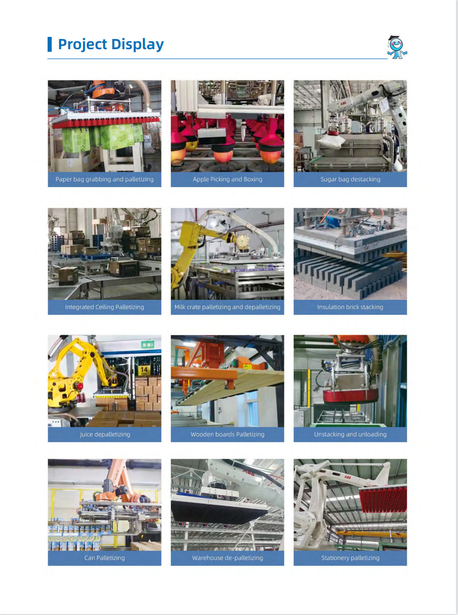 Robot Manipulator Palletizer KUKA KR120 R3100 Industrial Robot Arm With Customized Gripper