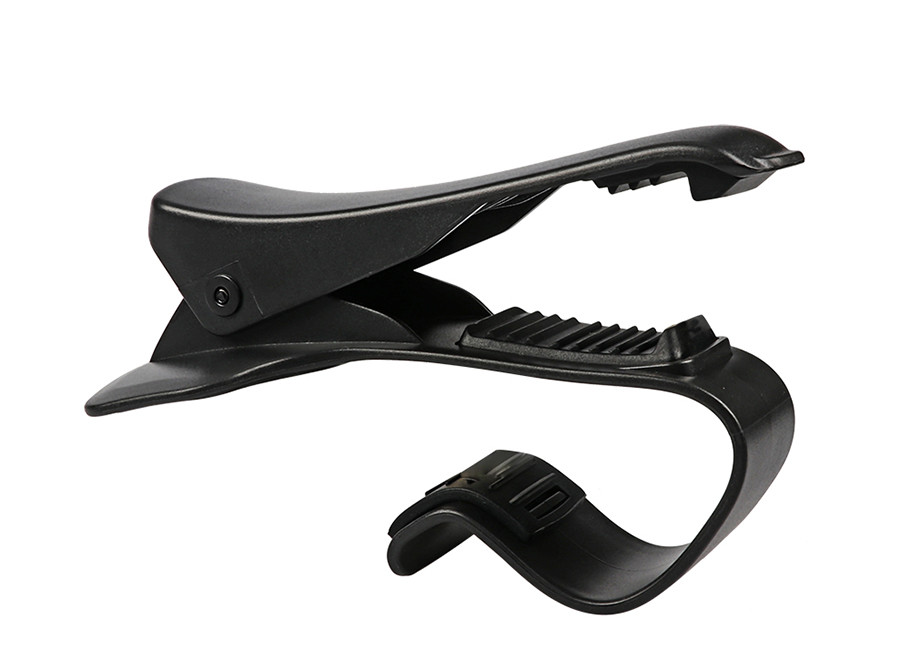 ABS Adjustable Phone Holder Dashboard Mounted Easy Operation Black White