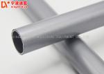 Silver Grey Workshop Plastic Coated Pipe Steel Q195 Material For Assembly
