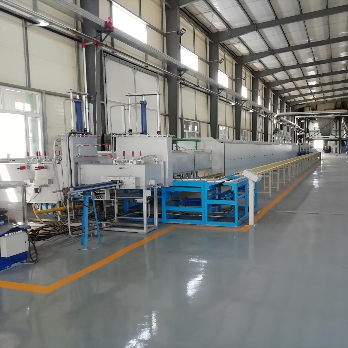 Continuous Sintering Gas Pusher Kiln Automatic Customized For Electronic Components