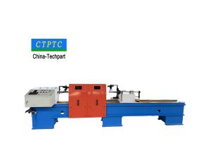 China Automatic Conveyor Idler Roller Making Welding Machine 900mm For Bearing Housing wholesale