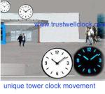 52 inch 59 inch diameters outdoor building clocks and movement mechanism - Good
