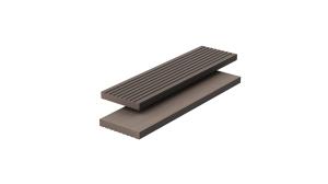 China ROSH Outdoor Capped Composite Decking WPC Fascia Co Extrusion Waterproof Wpc Flooring wholesale