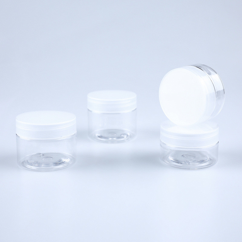 Transparent Plastic Jars For Customizable Storage